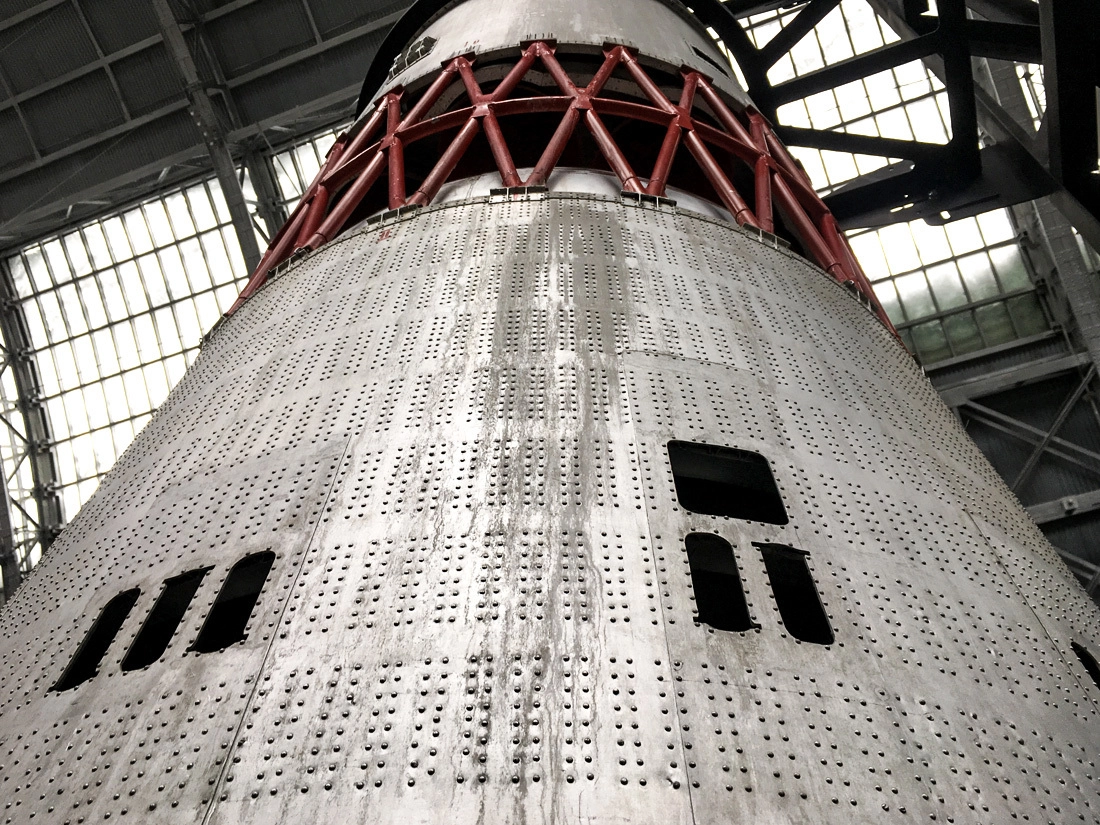 Макет ракеты Н-1 в «Центре космонавтика и авиация» (бывший павильон «Космос») на ВДНХ в Москве