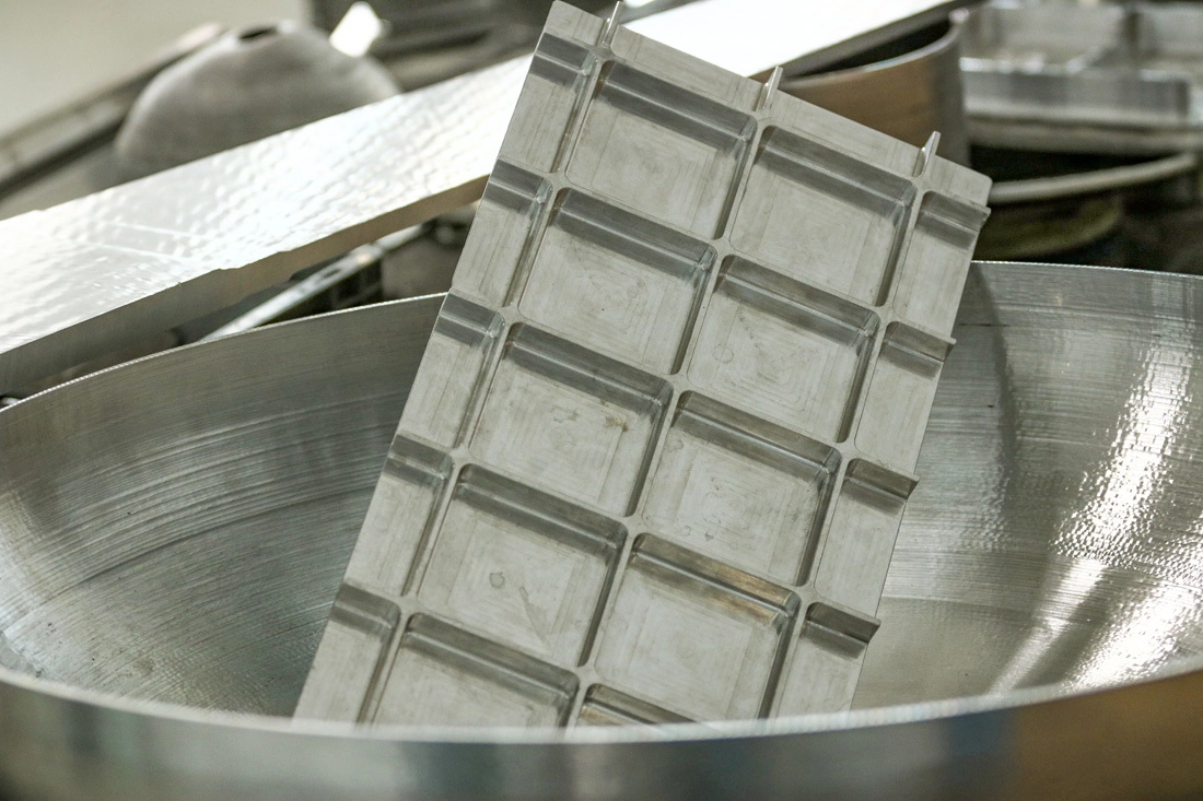 Пробные детали, выращенные в S7 R&D, после обработки фрезой