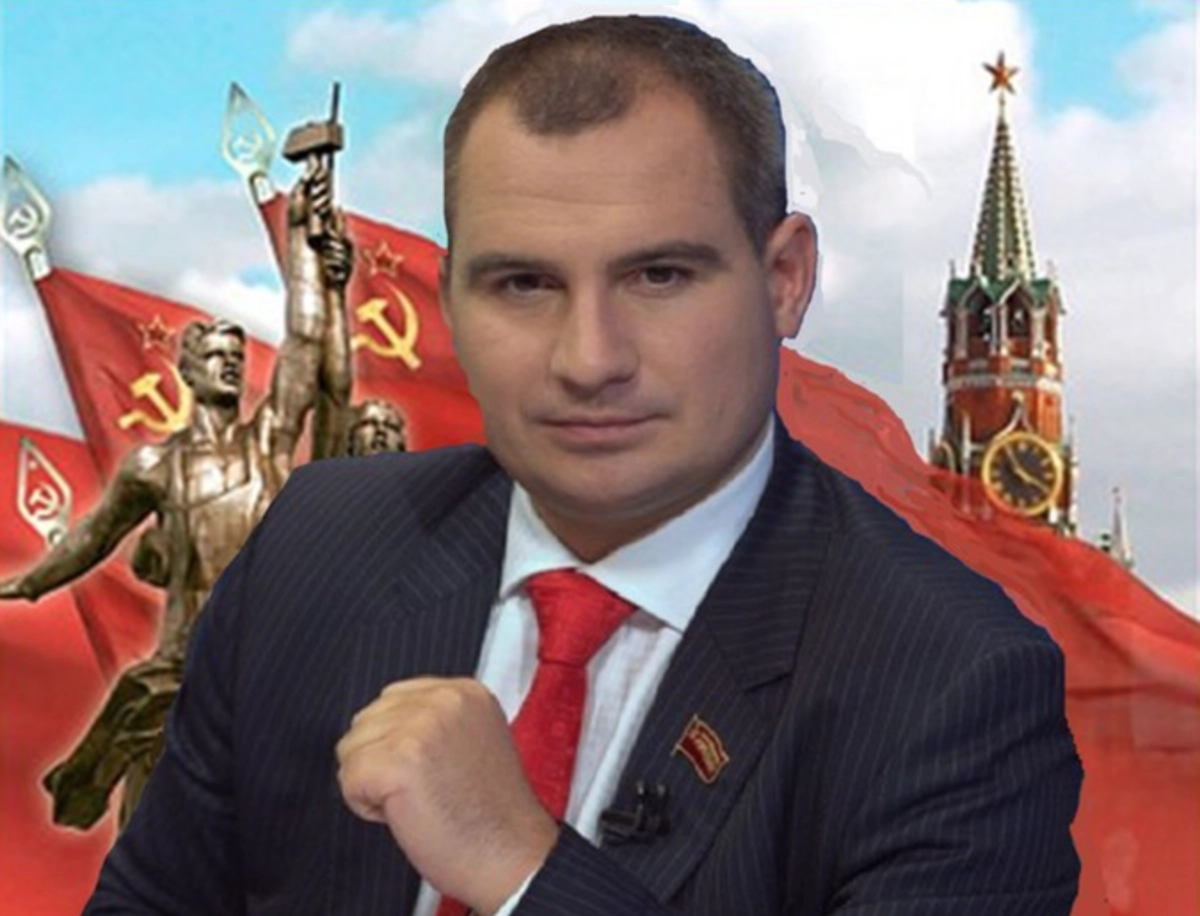 Председатель партии «Коммунисты России» Максим Сурайкин