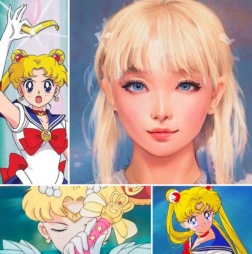 Сейлор Мун из одноименного аниме 