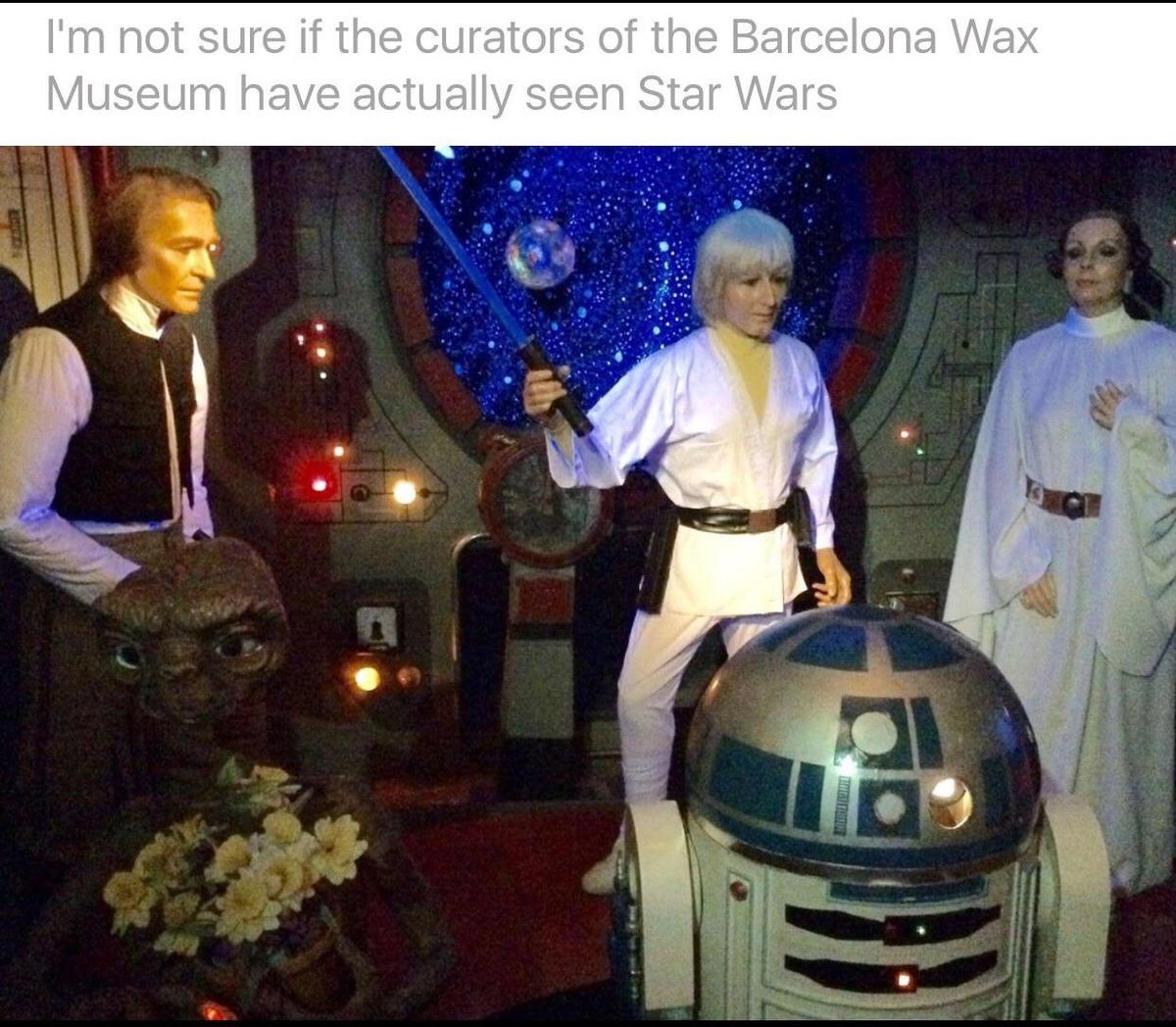 Я не уверен, что куратор Барселонского музея восковых фигру смотрел фильм 