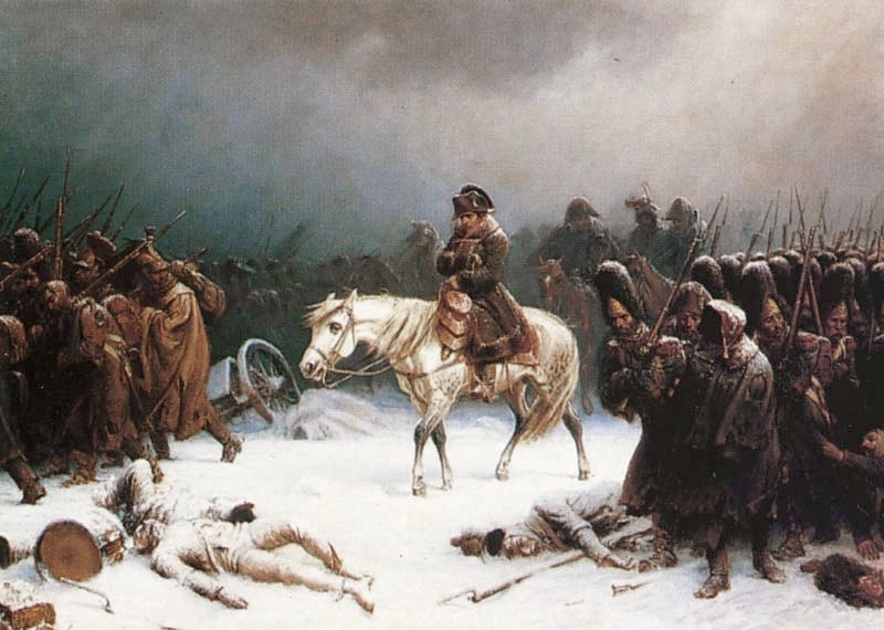 Отступление Наполеона из Москвы. Нортен (1851)