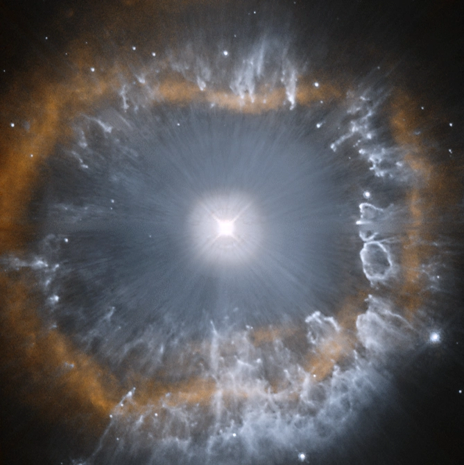 Старое изображение звезды, полученное телескопом «Хаббл»