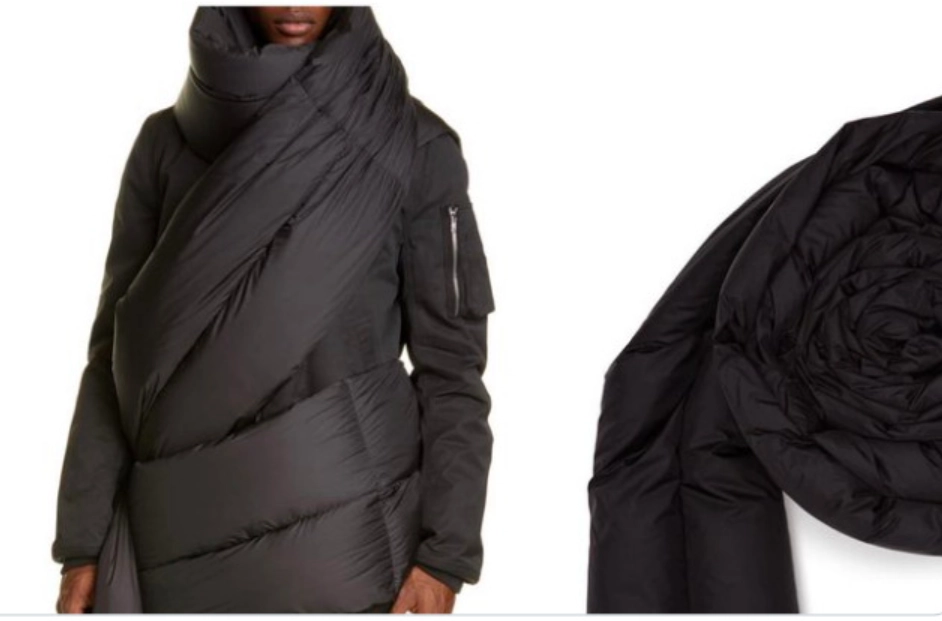 С таким шарфом и куртка не нужна 