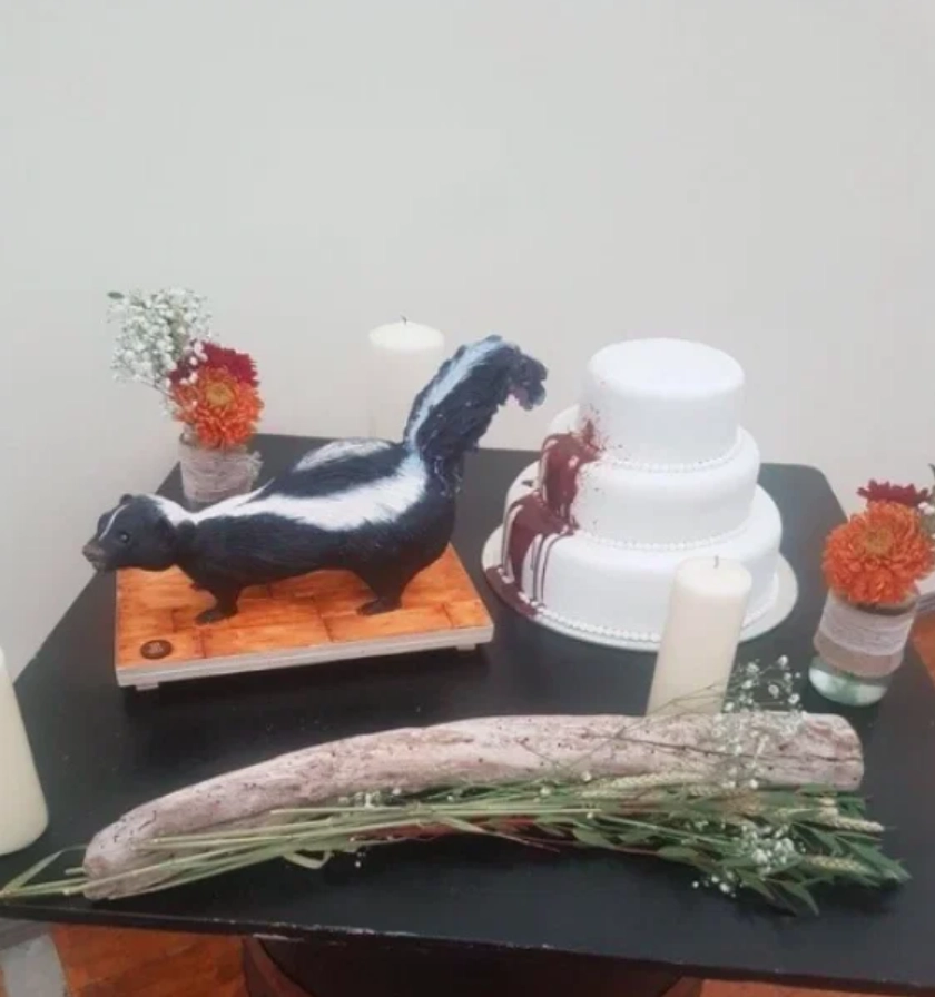 Такой торт и не очень хочется пробовать 