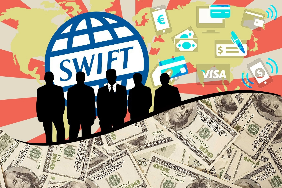 Россия будет готова к отключению от SWIFT в том случае, если страны Запада сделают такой шаг © Коллаж/Ridus.ru
