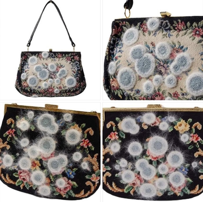 Купили бы себе винтажную сумочку с плесенью? 