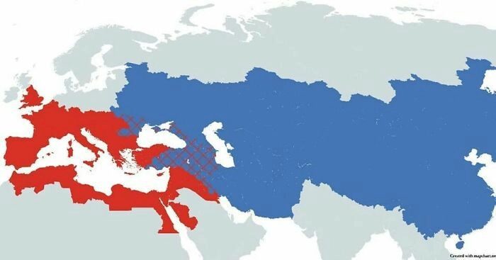 Сравнение Римской и Монгольской империи во времена их рассвета 