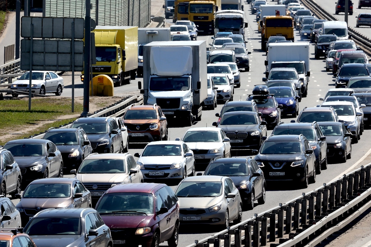 Пробка на Дмитровском шоссе.