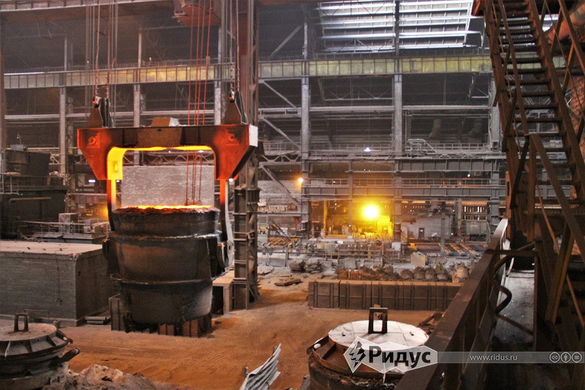 Работа ЭМК 3.1. Электромостовой кран разливочного пролета со стальковшом.