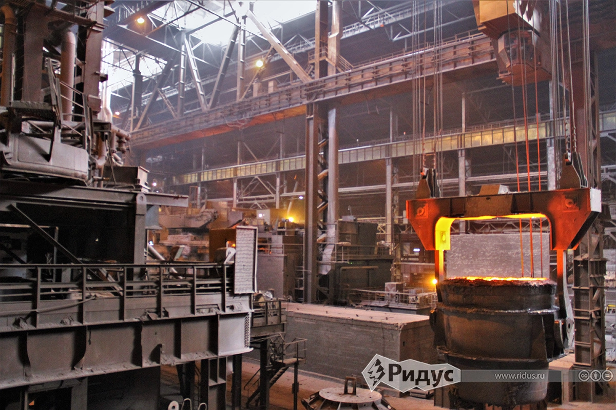 Работа ЭМК 3.1. Электромостовой кран разливочного пролета со стальковшом.