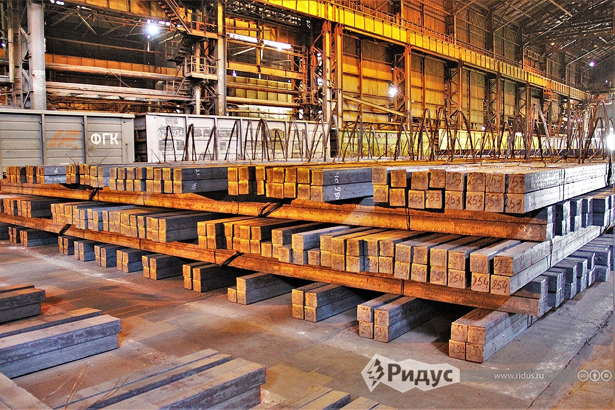 Участок упаковки и отгрузки непрерывнолитой заготовки (УУиОНЛЗ). Товарная продукция.