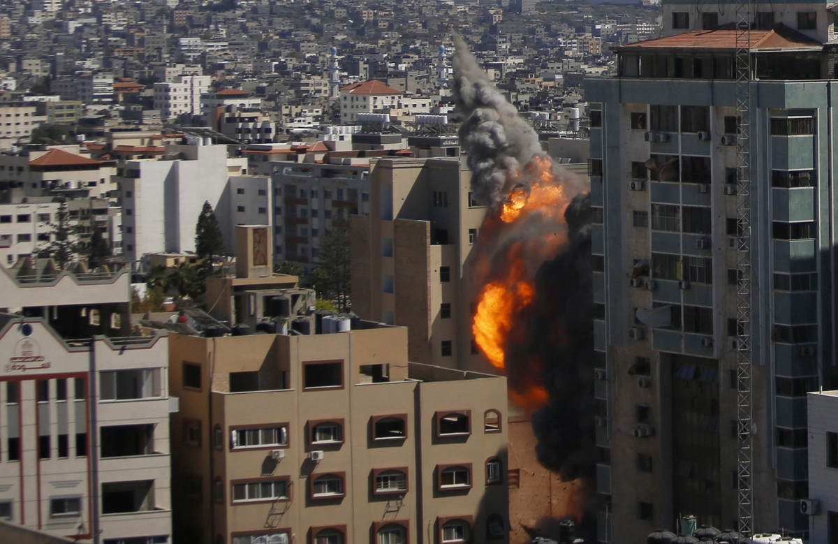 Ракетный удар Израиля © AP/TASS