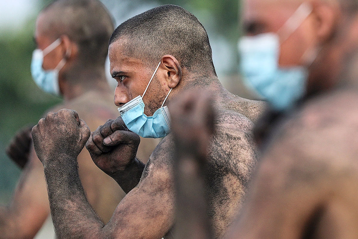 Тренировка новобранцев полиции ХАМАСа в секторе Газа