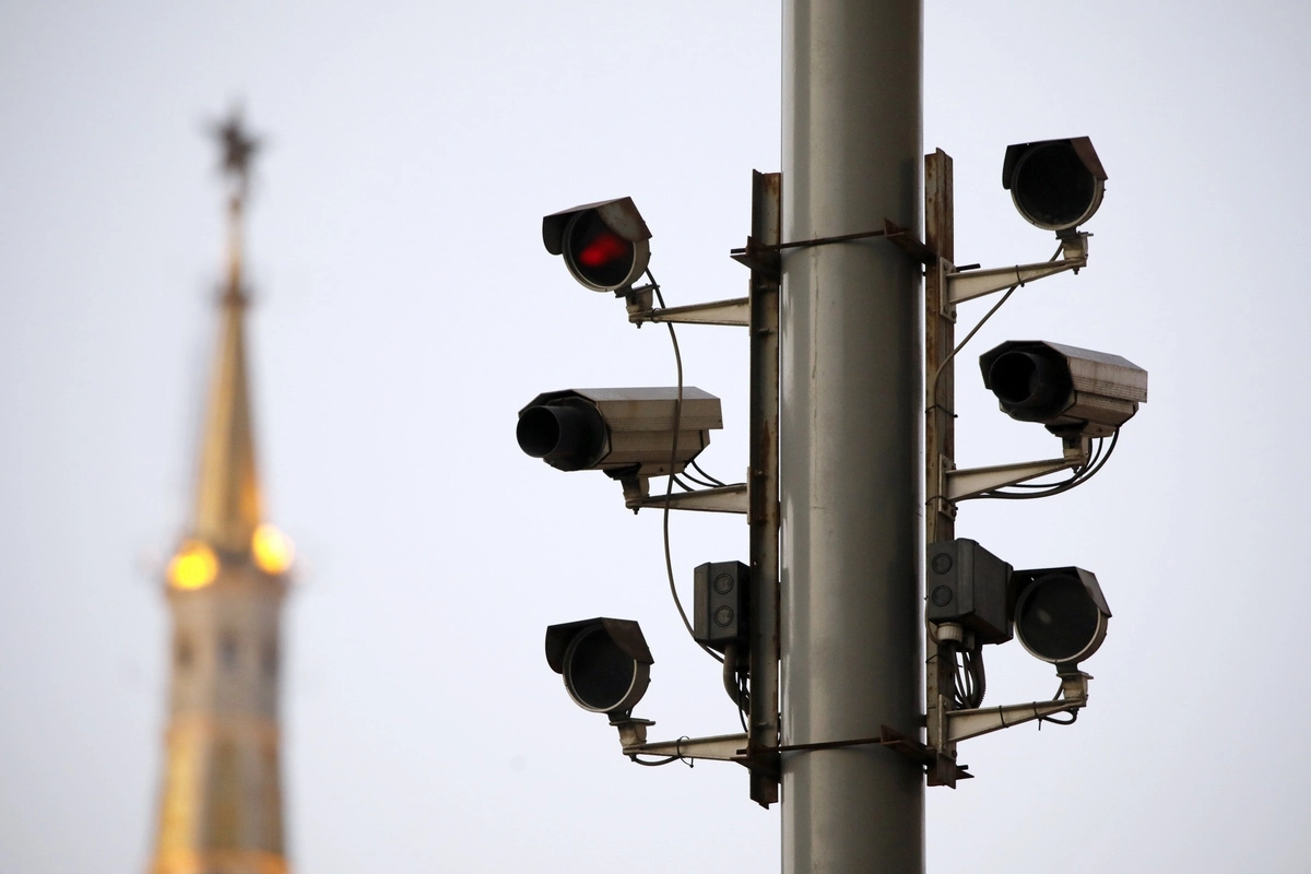 Камеры видеофиксации на улицах Москвы. 