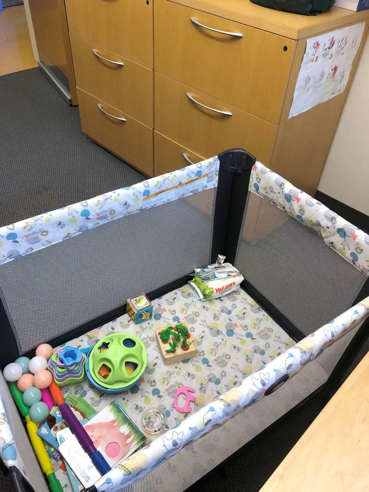 Профессор нейробиологии Трой Литтлтон установил в офисе детскую кроватку, когда узнал, что Карен будет приходить на работу с ребенком