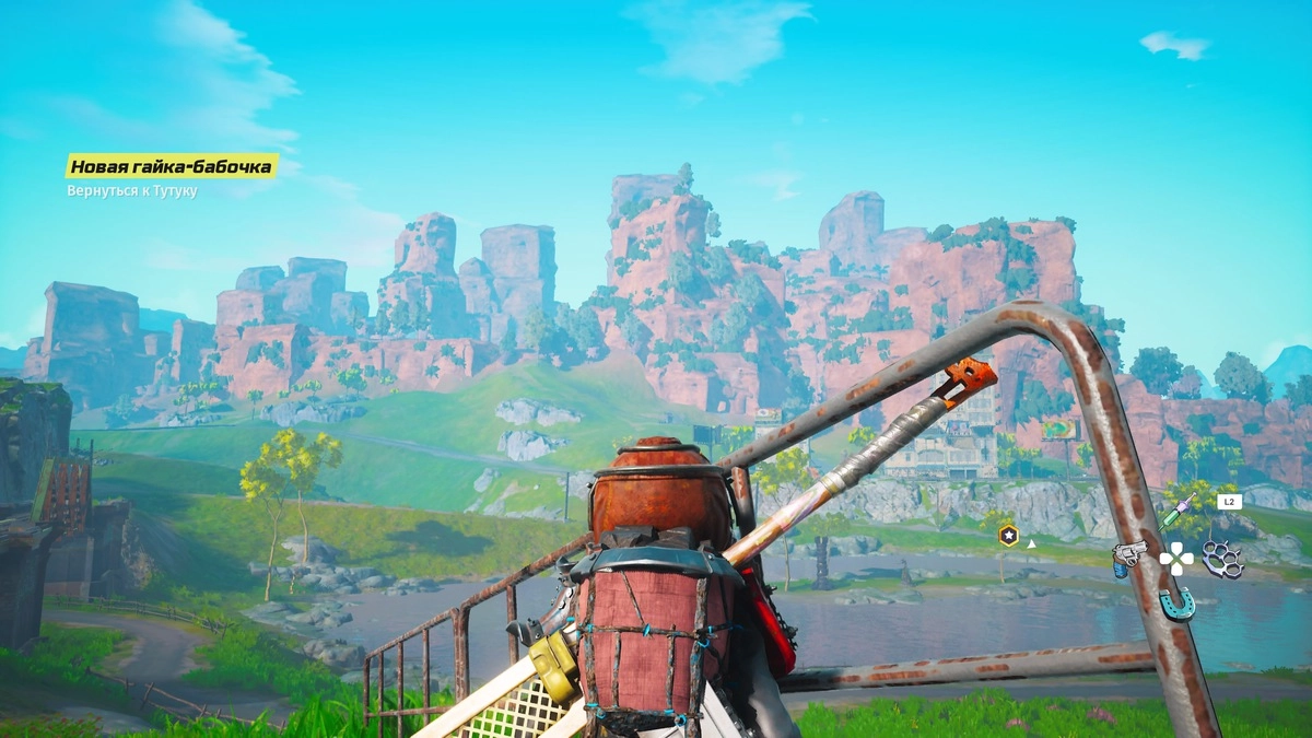 В ранней версии игры графика чудит даже с дальними объектами. Надеемся, патчами поправят.