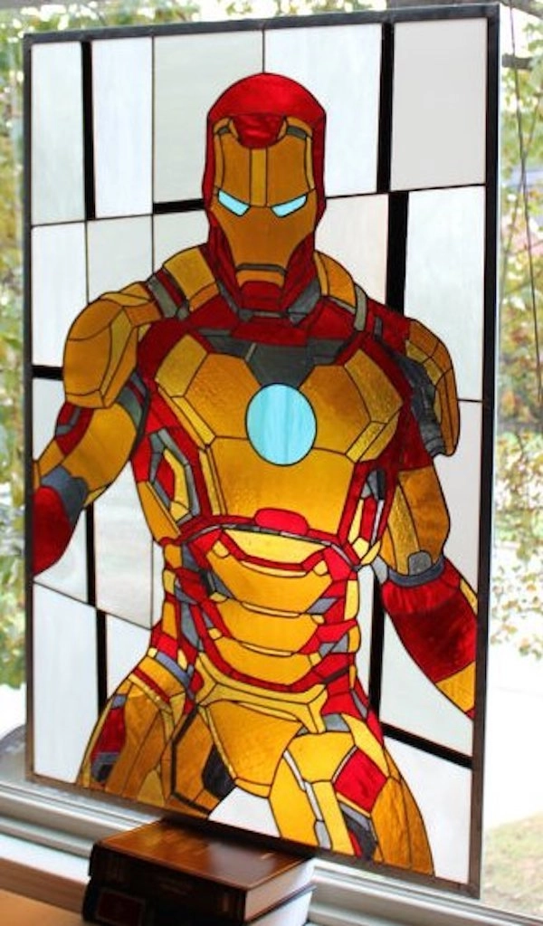 «Мой брат сделал эту мозаику с любимым супергероем». 