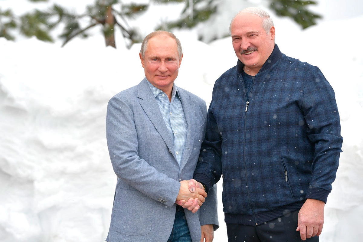 Владимир Путин и Александр Лукашенко. 