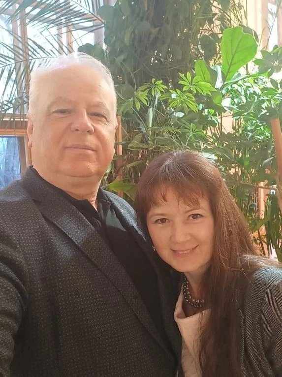 С журналистом Таней Миленович-Костурков в театре имени Моссовета С журналистом Таней Миленович-Костурков в театре имени Моссовета