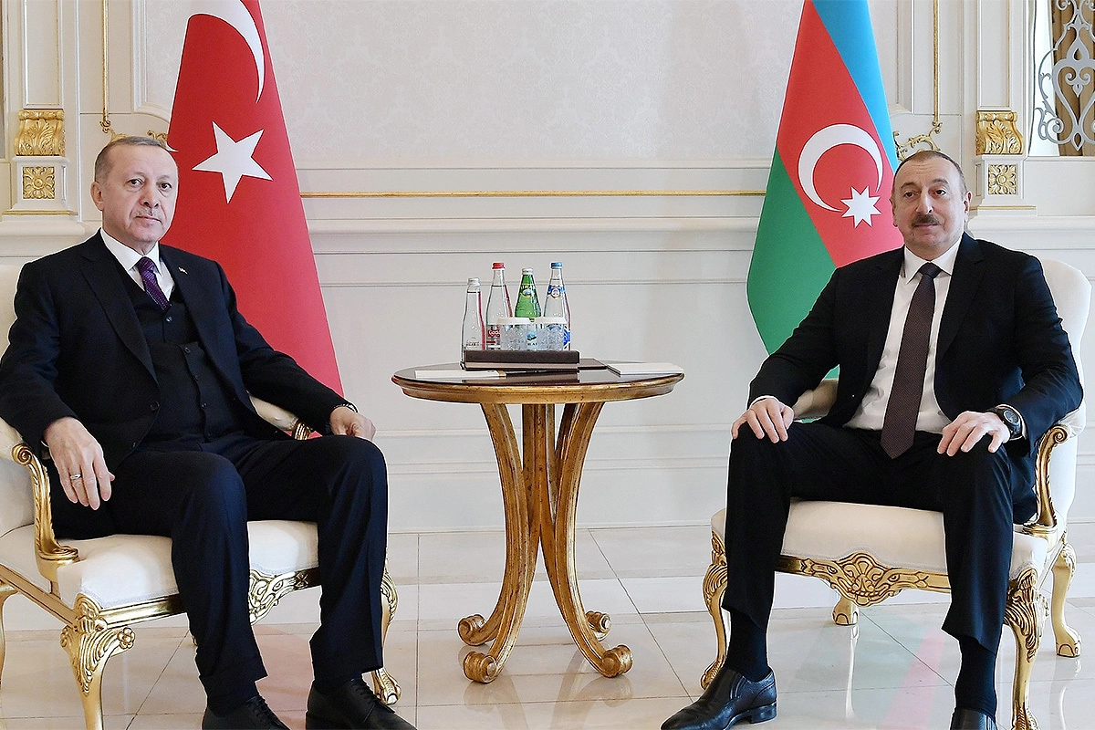 Реджеп Тайипа Эрдоган и Ильхам Алиев.