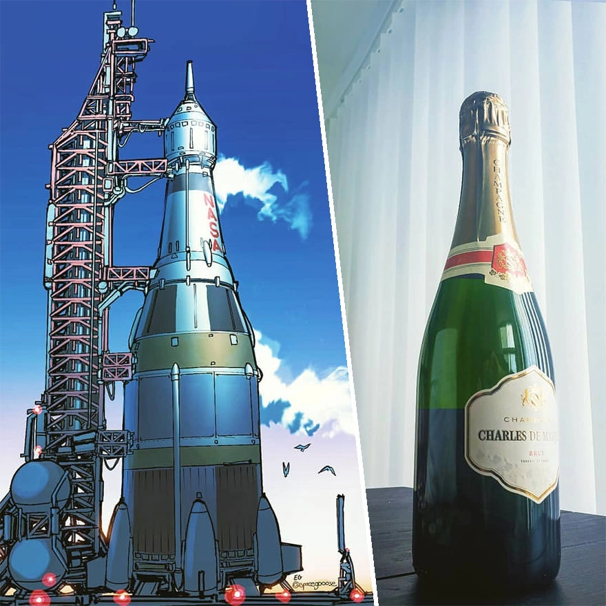 Бутылка шампанского Бутылка шампанского