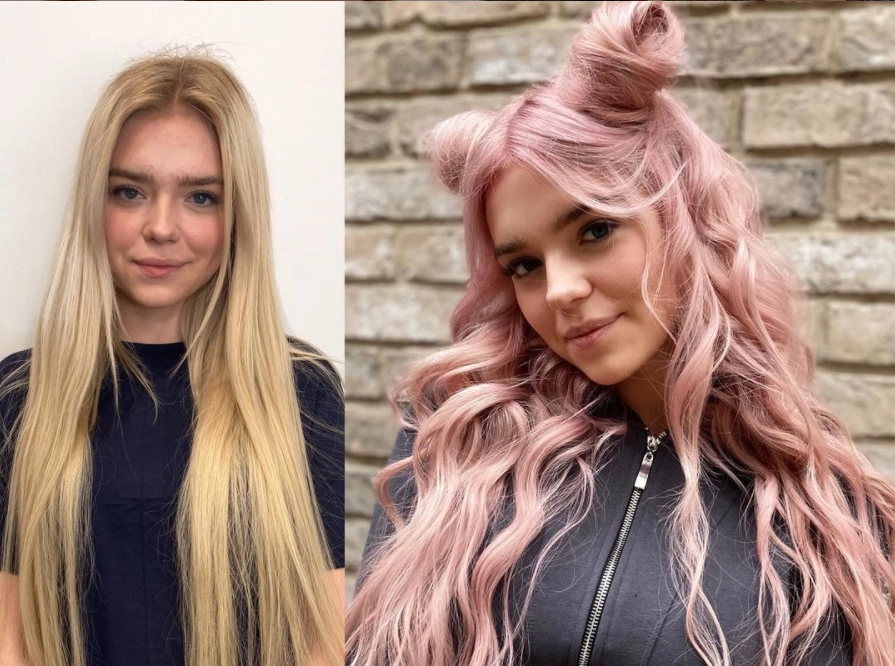 Иногда даже нежный оттенок полностью меняет образ Иногда даже нежный оттенок полностью меняет образ