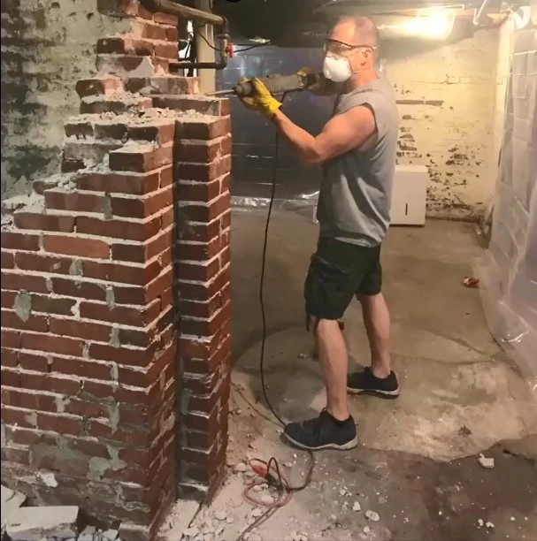 Процесс ремонта был непростым