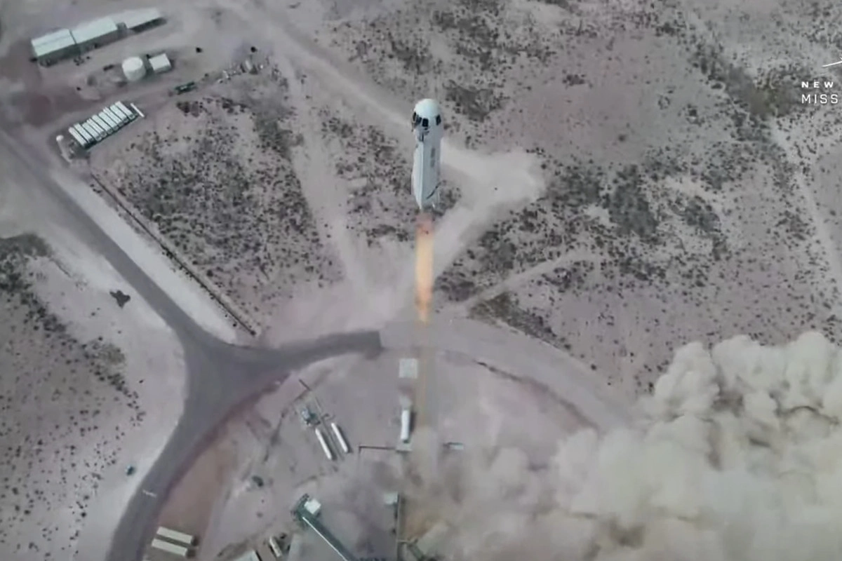 Тестовый запуск New Shepard © Blue Origin