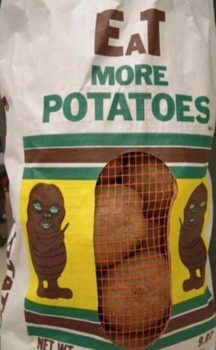 Картофель, больше напоминающий инопланетян. 