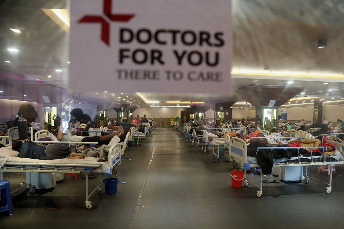 Ковидный госпиталь в Индии © Zuma/ТАСС