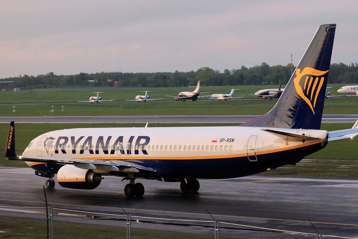 Самолет Ryanair. 