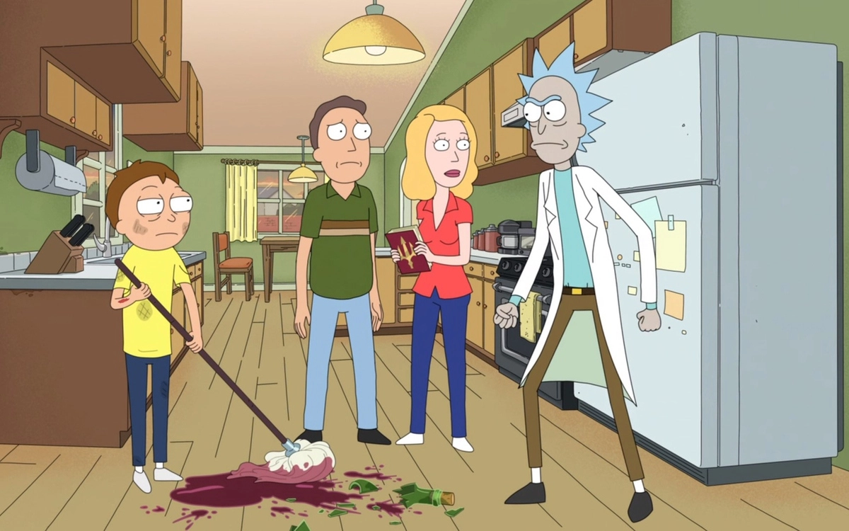 Рик в своем репертуаре: устраивает разнос бедняге Морти