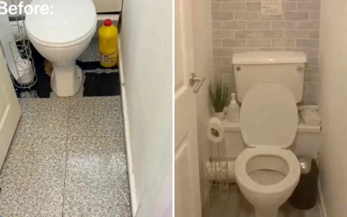 Санузел: до и после