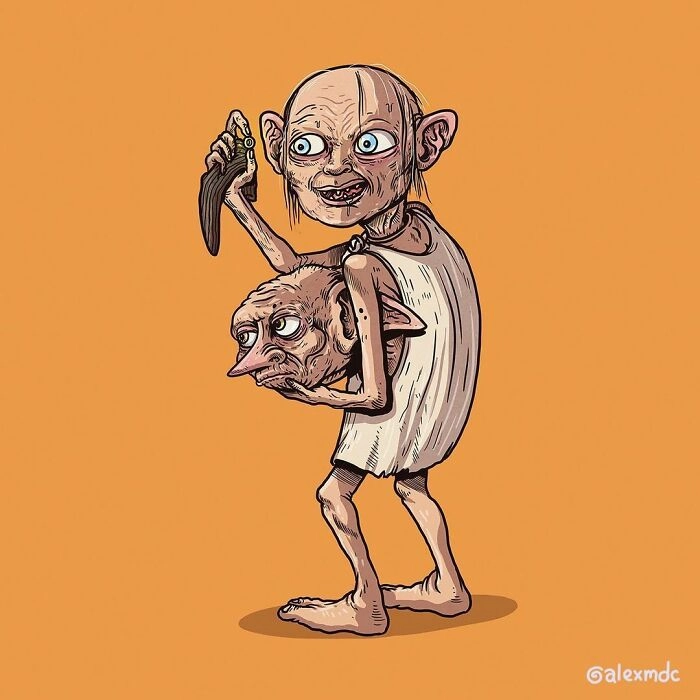 Добби и Голум. Добби и Голум.