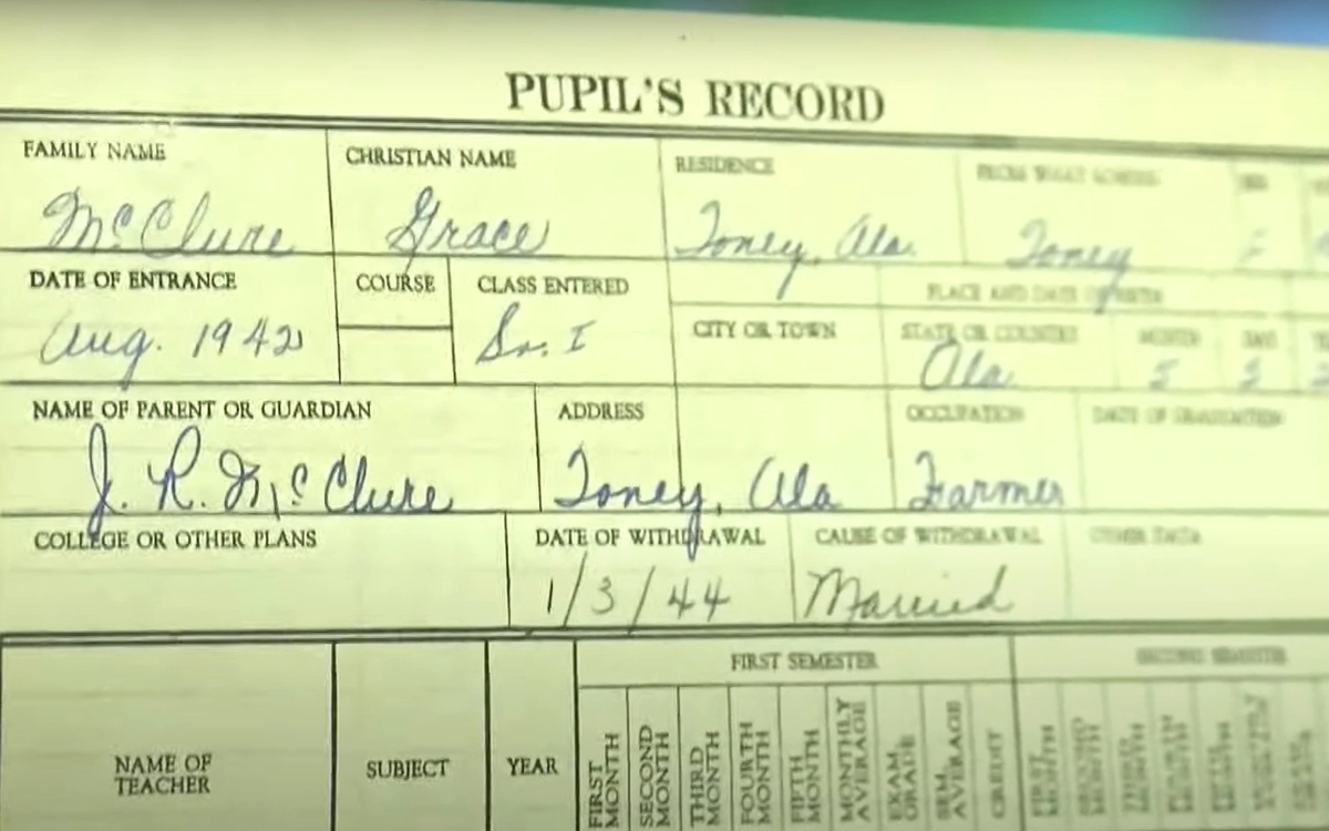 Получение аттестата было очень важно для Грейс