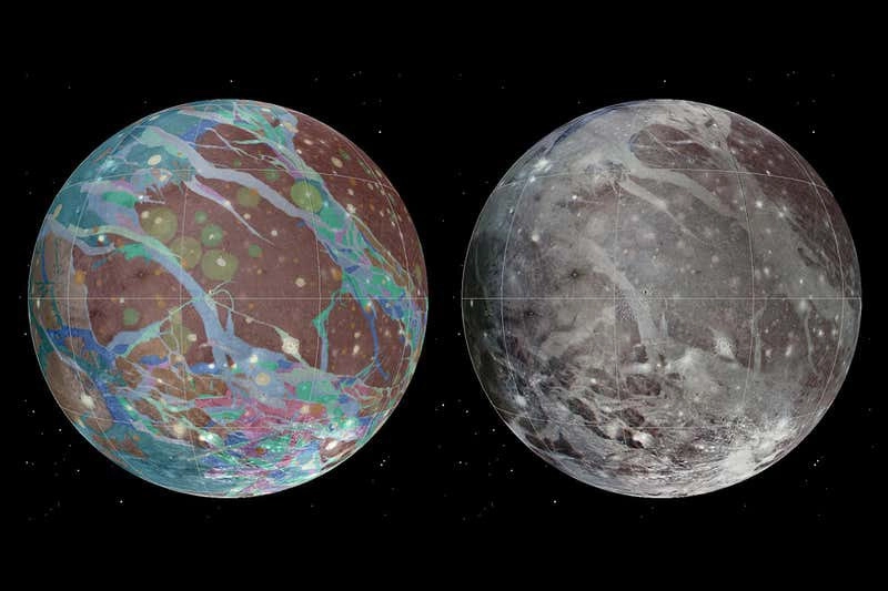 Карта Ганимеда.