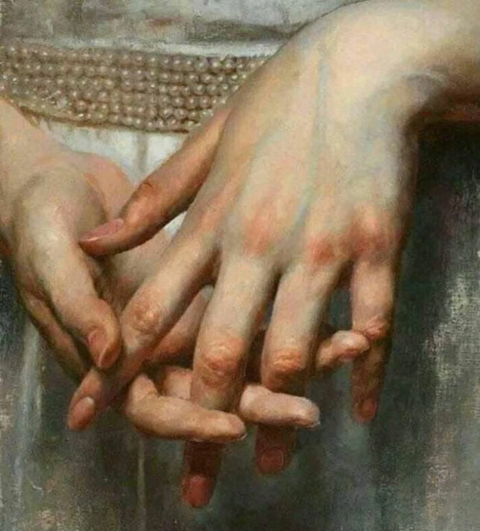 В викторианскую эпоху в моде были яркие и заметные вены. Особо находчивые модницы подкрашивали их синей краской, чтобы подчеркнут свой статус. 