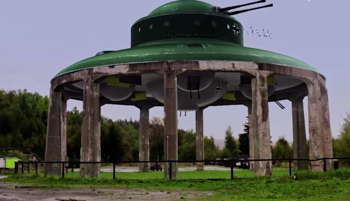 Предположительно так должен был размещаться дисколет