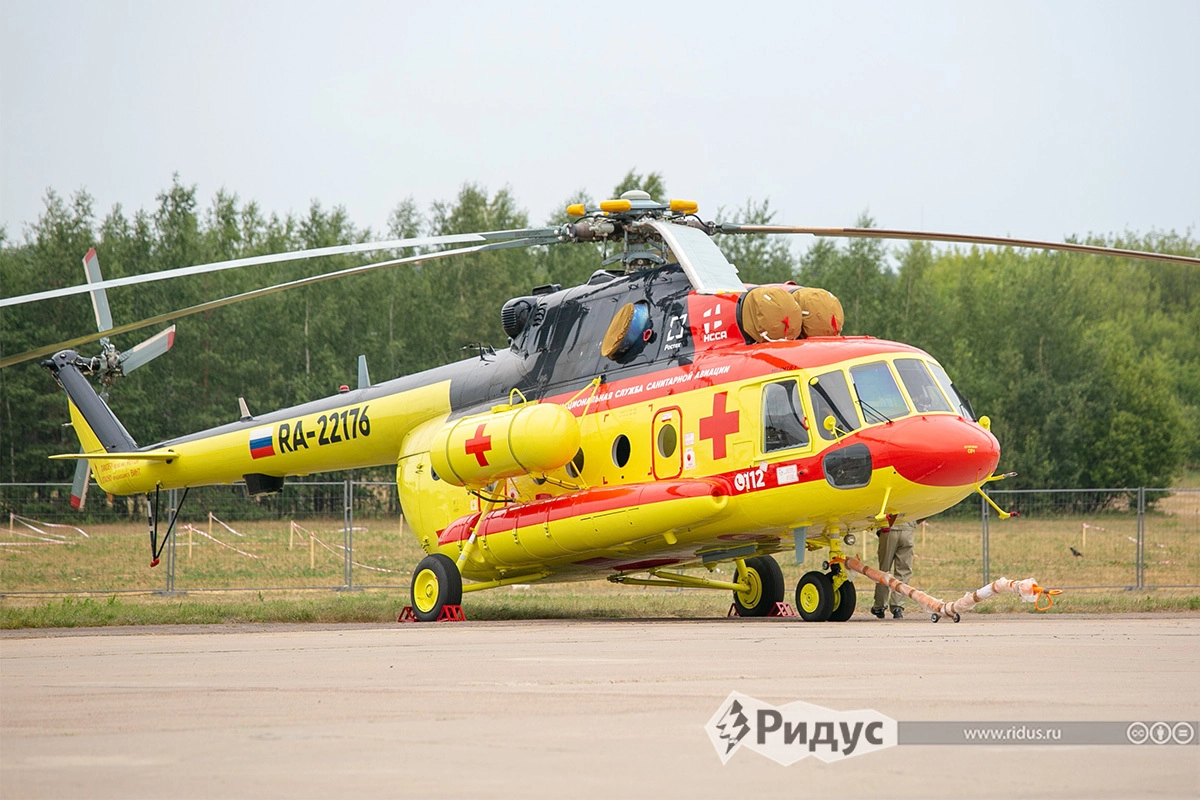 Вертолет санитарный авиации Ми-8АМТ