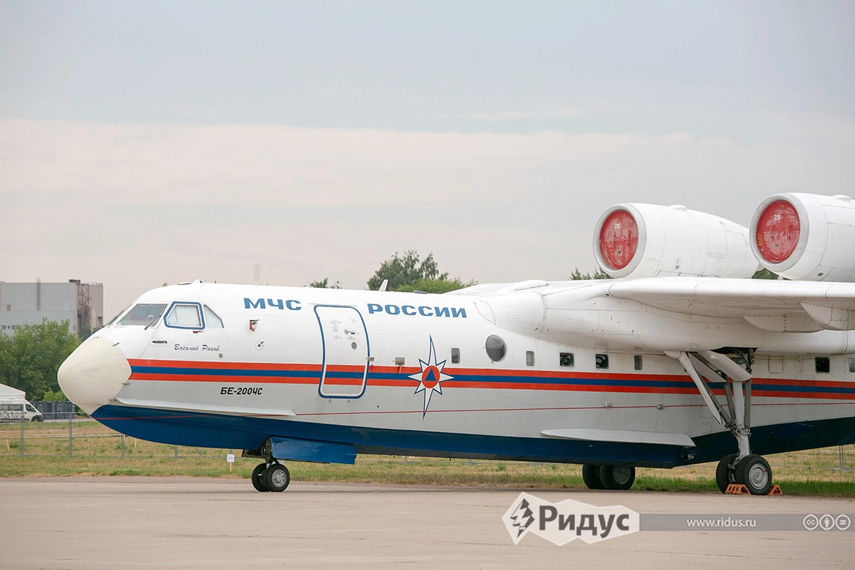 Самолет-амфибия Бе-200 на службе МЧС