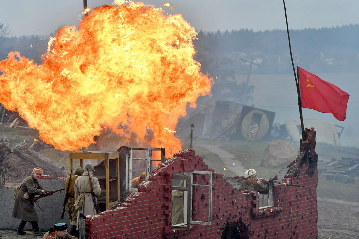 Реконструкция Сталинградской битвы