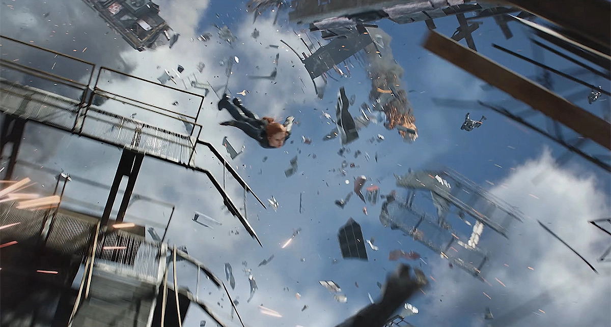 Хотя после падения с большой высоты, расстреливая врагов и подхватывая парашют, думаешь, может способности все же есть? Хотя после падения с большой высоты, расстреливая врагов и подхватывая парашют, думаешь, может способности все же есть?