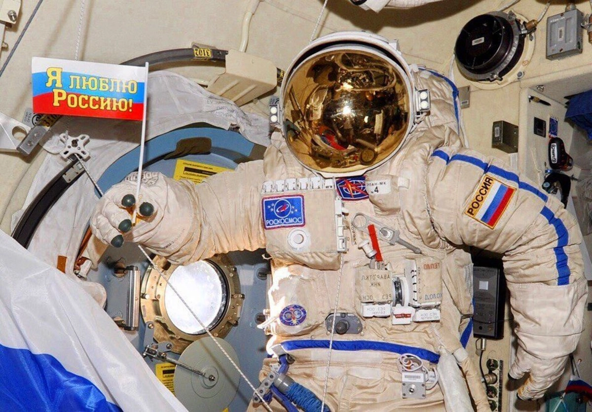 Российский космонавт на МКС. © Роскосмос
