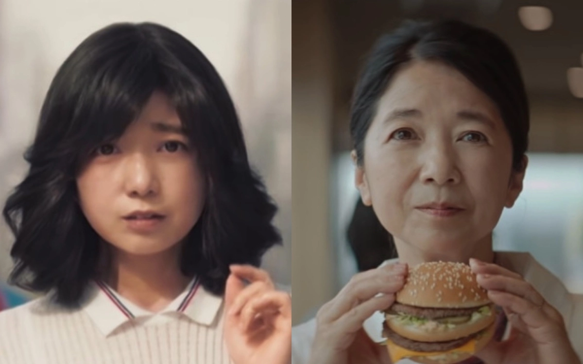 Девочку-подростка и пожилую женщину играет один и тот же человек — 62-летняя японка Ёсико Мияздаки. 