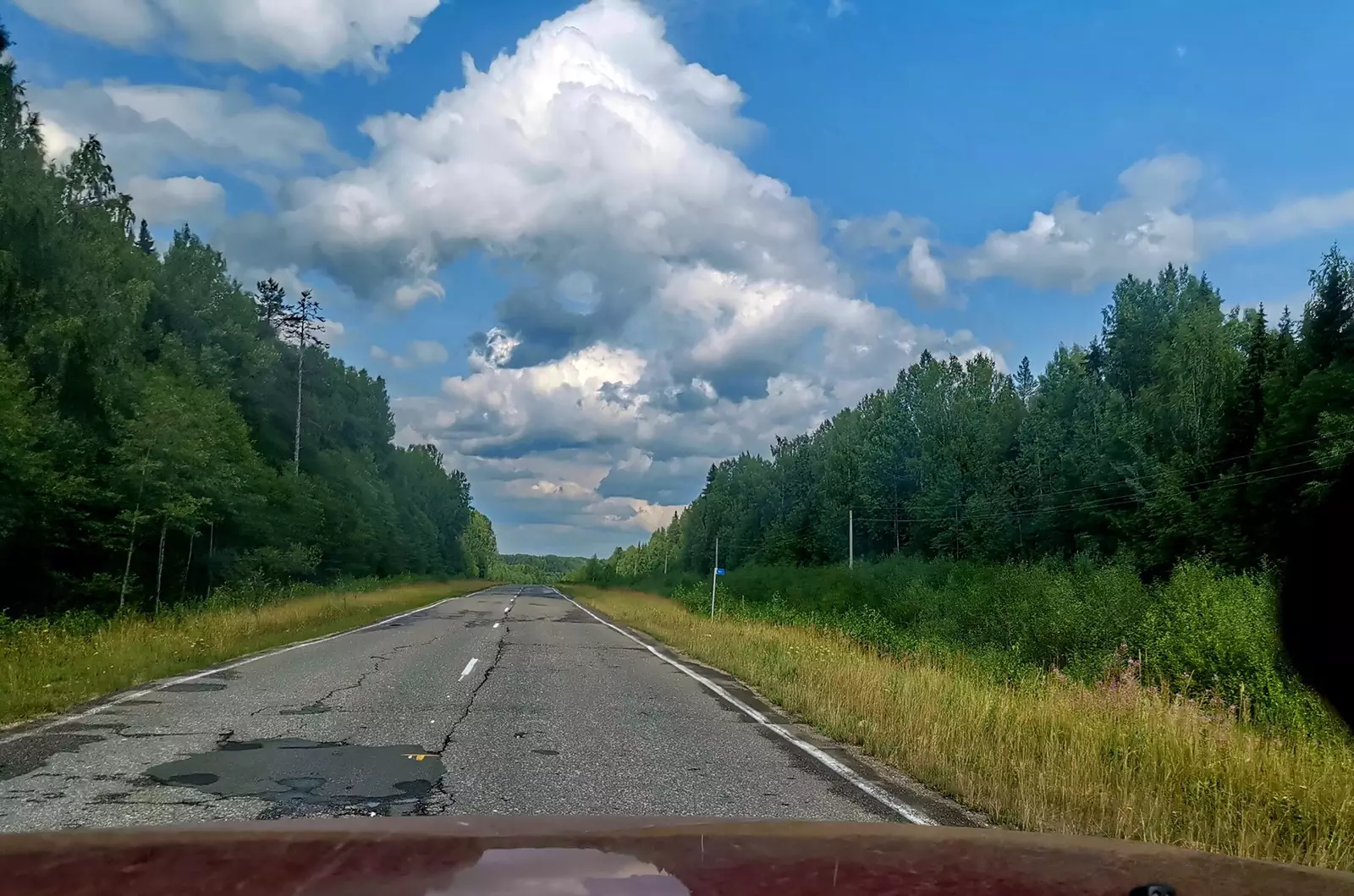 Облака хороши, дорога нет... Облака хороши, дорога нет...