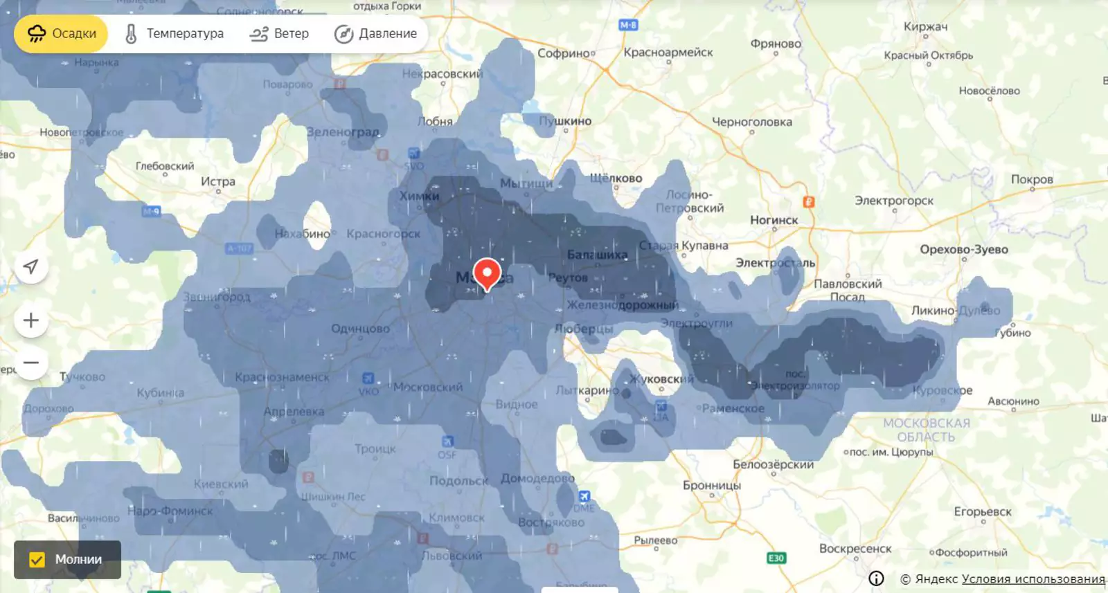 Карта осадков жуковский в реальном. Карта осадков. Карта осадков Москва и Московская область.