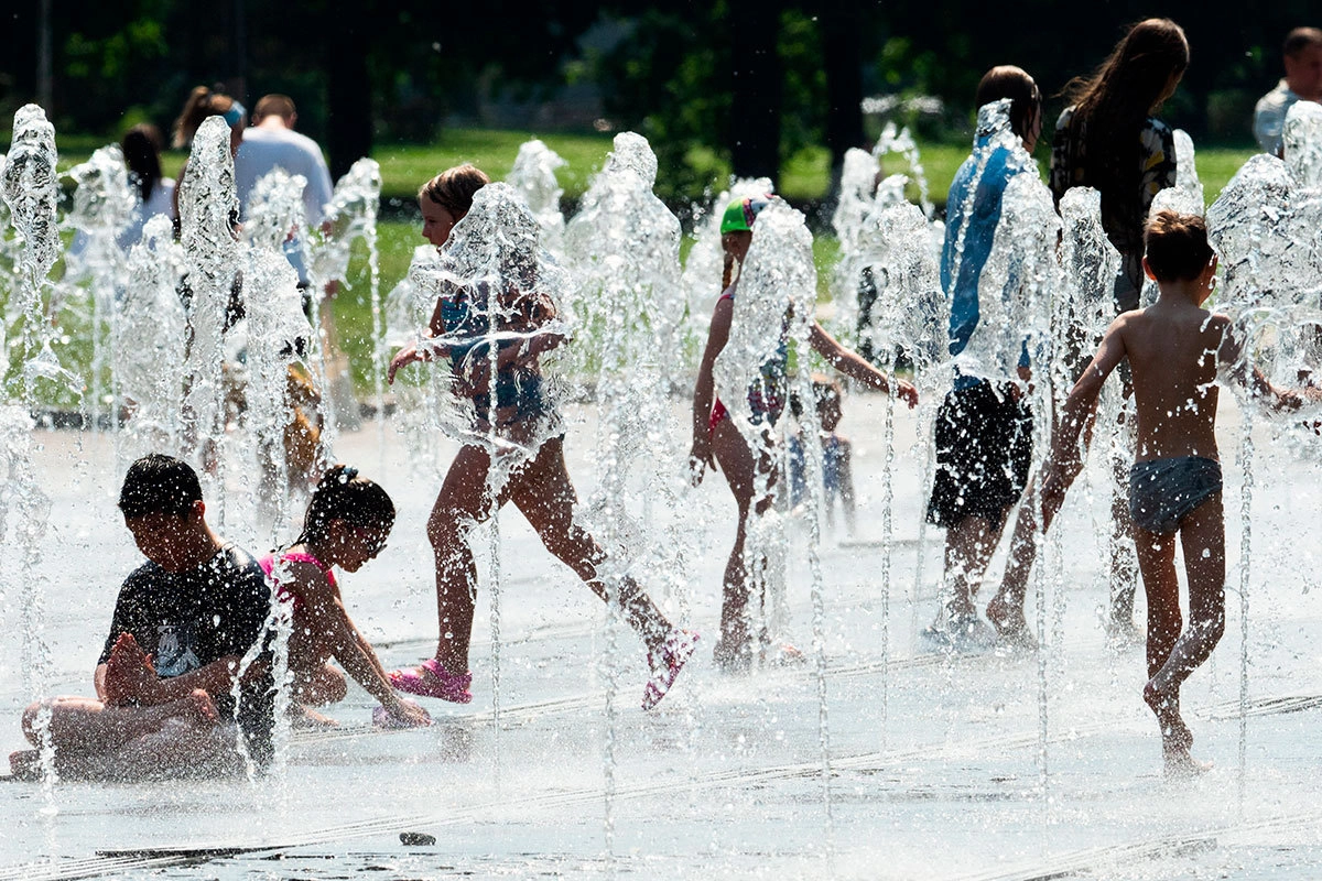 Жара в Москве 