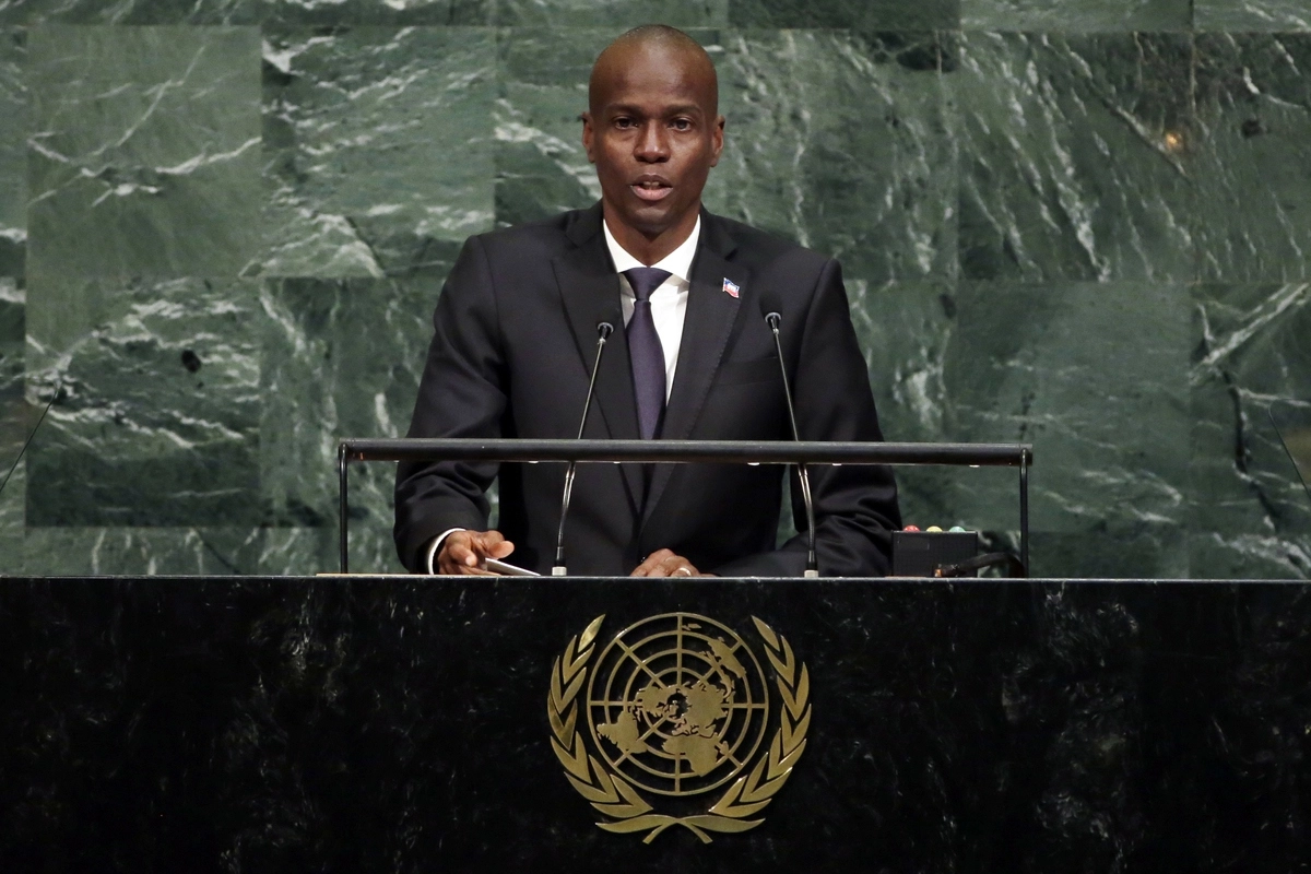 Президент Гаити Жовенель Моиз на 72-й сессии Генеральной ассамблеи ООН, 2017 год 