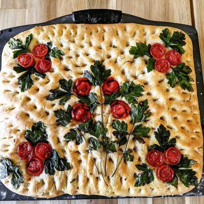 Домашняя фокачча. Домашняя фокачча.